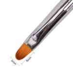 Pincel De Gel Oval Dourado Molly Nails Nº 6 - Image 4