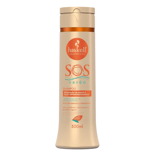 Shampoo Pós-Sol SOS Verão 300ml - Haskell