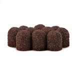 TAMPA ABRASIVA PARA PEDICURE 10MM GRÃO 60 - 10 UNIDADES