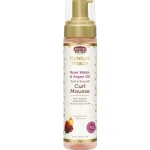 AFRICAN PRIDE MOUSSE DE CACHOS COM ÓLEO DE ARGAN E ÁGUA DE ROSAS 251ML 8.5OZ