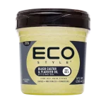 Eco Style Gel Preto de Rícino e Linhaça 236ml (8oz)