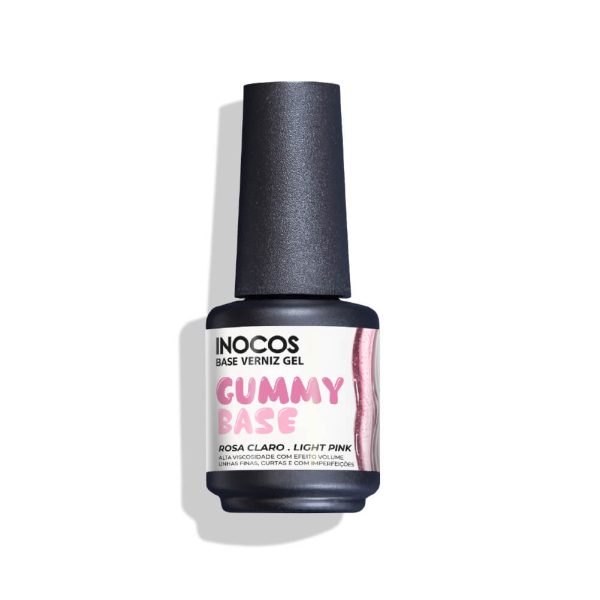 Gummy Base Rosa Claro 15ml - Inocos