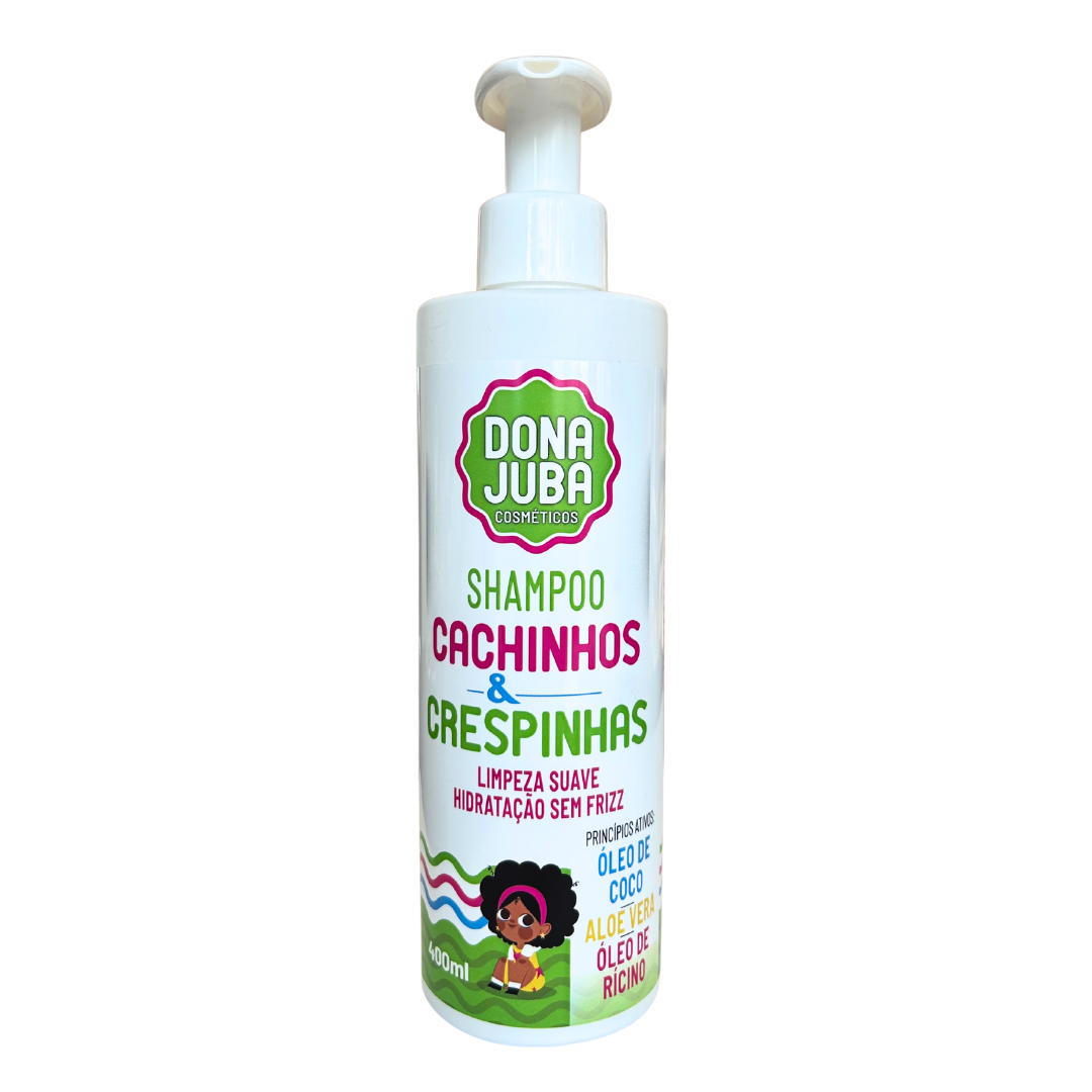 DJ1661_1 Dona Juba Shampoo Kids Cachinhos e Crespinhas 400ml - Image 1