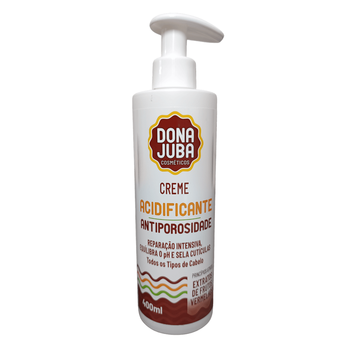 DONA JUBA CREME ACIDIFICANTE ANTIPOROSIDADE 400ML Dona Juba Creme Acidificante Antiporosidade 400ml