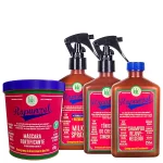 Kit Lola Cosméticos Rapunzel - Shampoo, Máscara, Tônico e Milk Spray