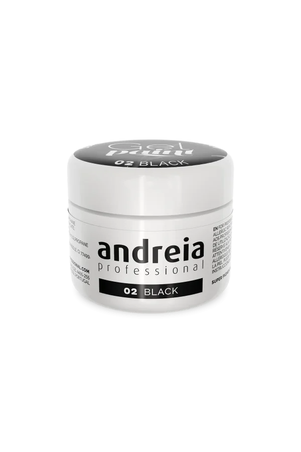Gel Paint 02 - Preto 4ml - Andreia