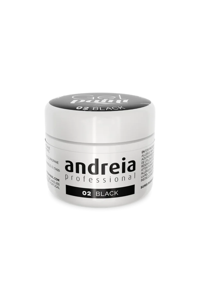 Gel Paint 02 - Preto 4ml - Andreia