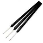 Kit De Pincéis Nail Art 3 Unidades