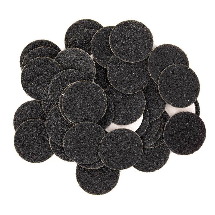 Recargas De Lixa Elétrica Grão 80. 25 Mm - Pct 50 Unidades