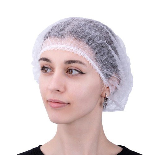 Touca Tnt Descartáveis Brancas - 100 Unidades Touca Tnt Descartáveis Brancas - 100 Unidades