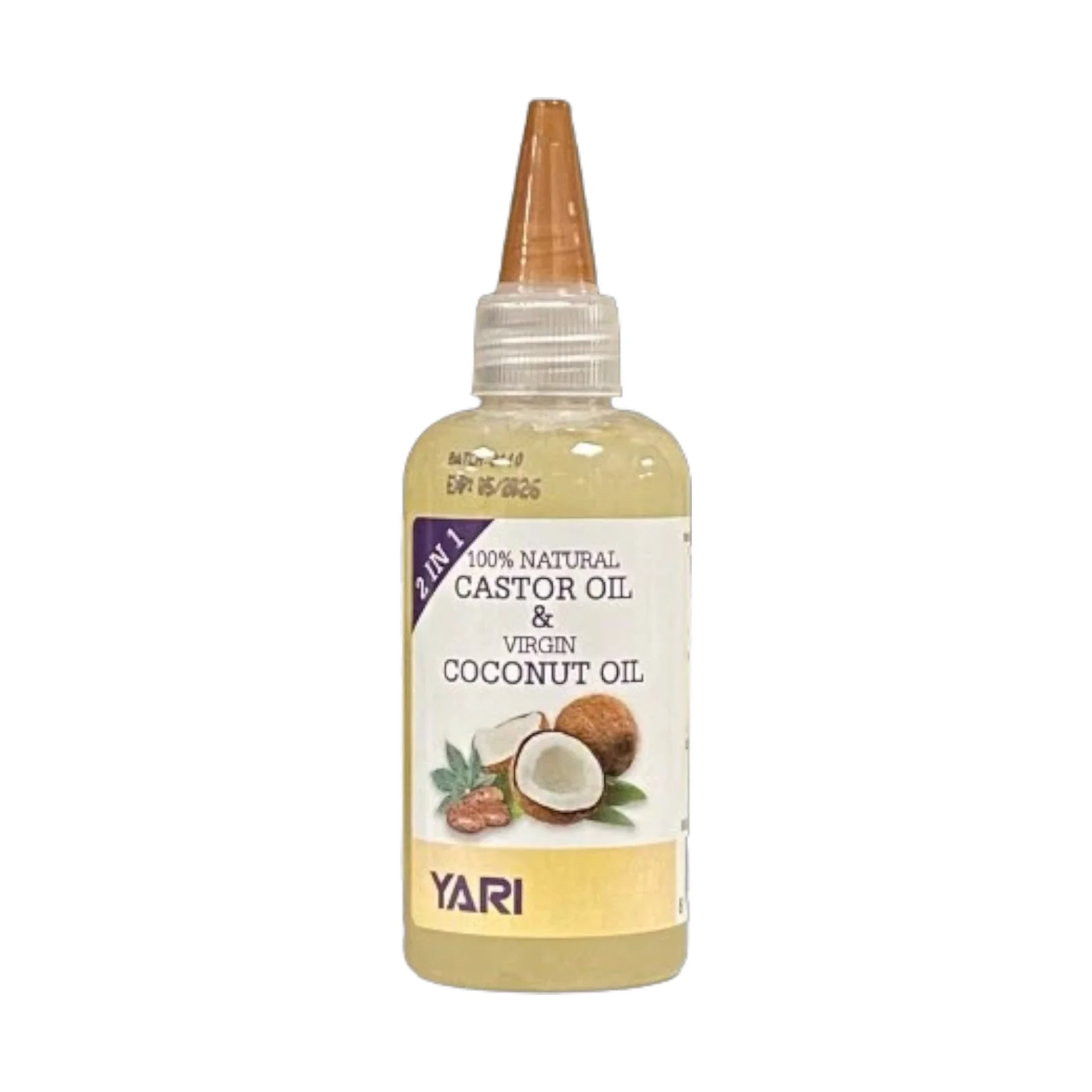 Yari 100% Natural Castor E Virgin Coconut Oil 105ML Yari 100% Natural Castor E Virgin Coconut Oil 105ML