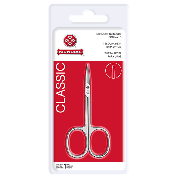 TESOURA MANICURE BC-414 - 9CM RETA - MUNDIAL