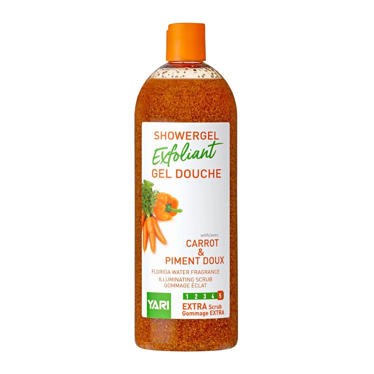 Yari Exfoliant Showergel Carrot & Piment Doux 1000ml_17_12_2024_18_28_05 Gel de Banho Esfoliante Yari Cenoura e Pimenta Doce 1000ml - Image 1