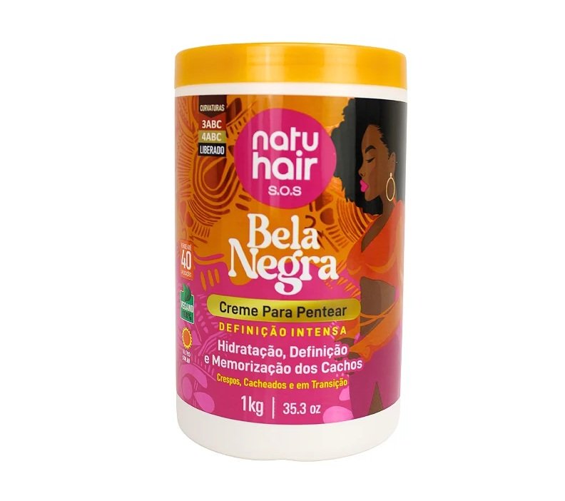 139158 Creme para Pentear Bela Negra 1 Kg da Natu Hair