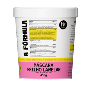 A Fórmula Máscara Brilho Lamelar 450G - Lola