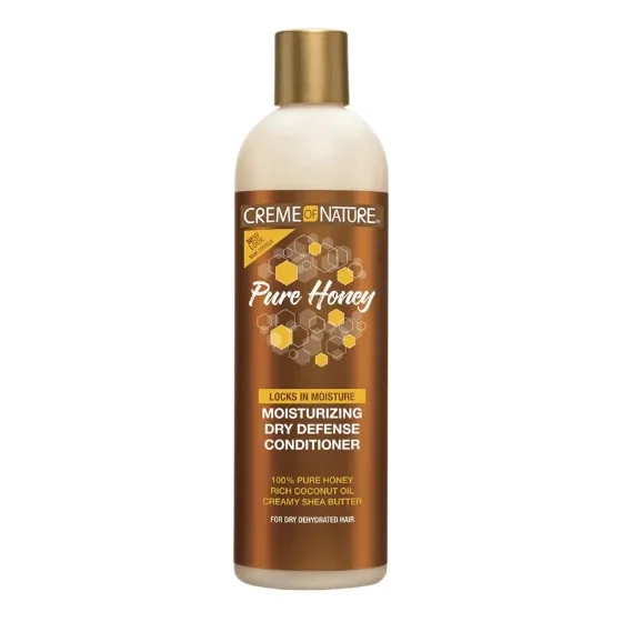 Creme of Nature Pure Honey Hydrating Dry Defense Conditioner 12oz (355ml)