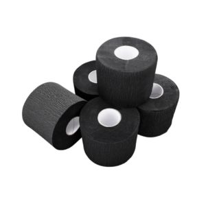 Gola Higiênica Descartável Pescoço Barbearia  Preto - Pack 5 un