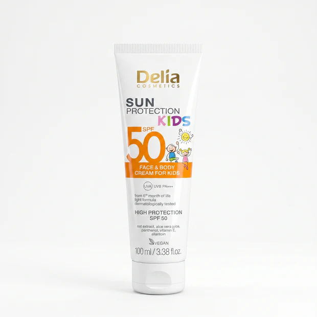 22_05_26-20_08-criativo-mx73hv8k Delia Sun Protection Kids Creme Solar Face & Corpo SPF50 100ml - Image 1