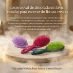 Escova Favo Oval Violeta- Dompel - Image 2