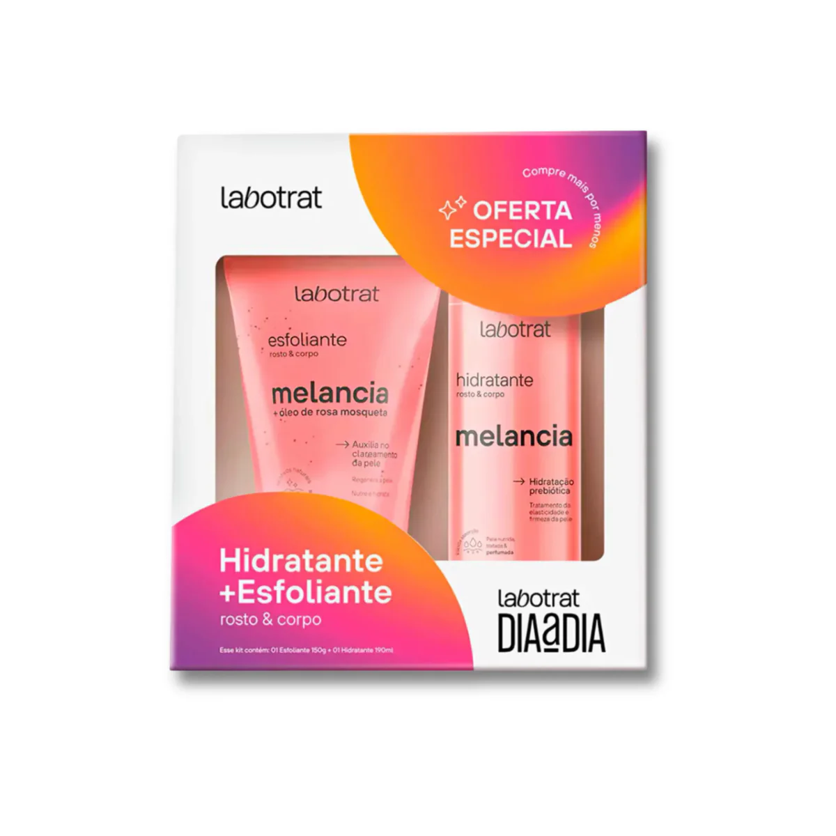 1_de388b56-cc47-4052-a953-ababe5fcecca Labotrat Dia a Dia Pack Melancia — Esfoliante 150G E Hidratante190ml - Image 1