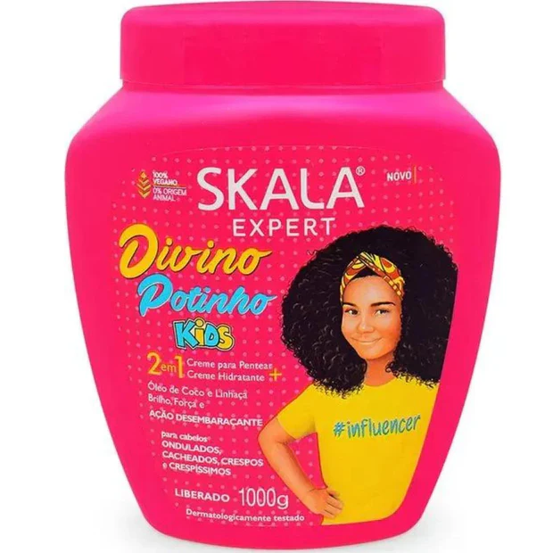 c_pia_de_gr_tisdvino Skala - Creme Condicionante Divino Potinho Kids 1Kg - Image 1