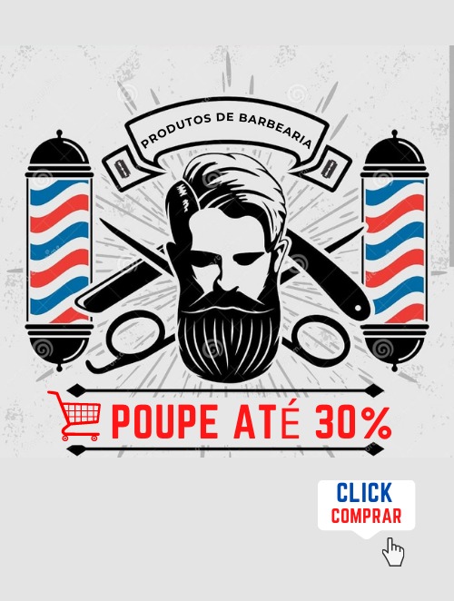 Barbearia-Poupe ate 30%