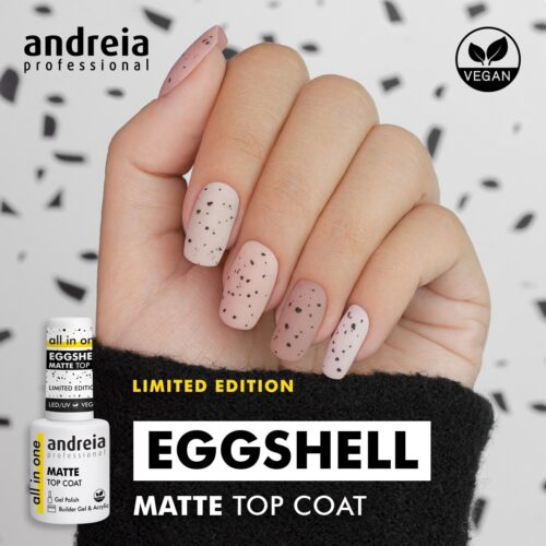 TOP COAT EGGSHELL MATTE ALL IN ONE 10,5ML ANDREIA